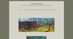 Desktop Screenshot of halliestrock.com